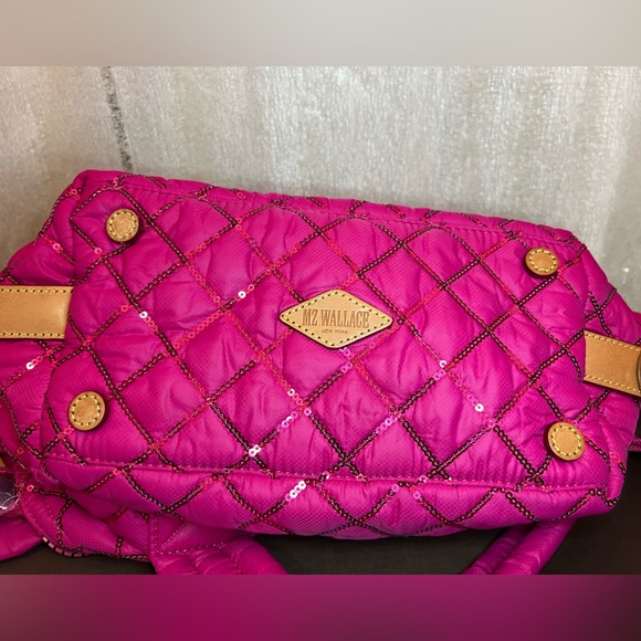 MZ Wallace Small Sutton Deluxe in Pink Sequin, excellent condition - Picture 10 of 11